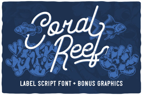 Coral Reef: A Vintage Handwritten Font for Your Brand