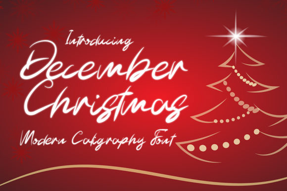 December Christmas: A Handwritten Font for Makers