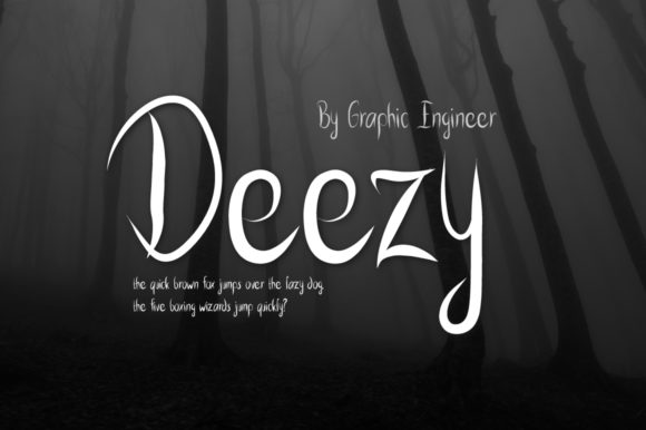 Deezy: A Modern Handwritten Font for Your Brand