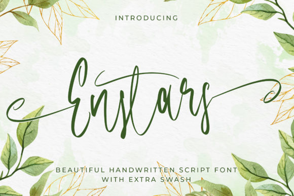 Enstars: A Delicate Handwritten Font That Elevates Digital Campaigns