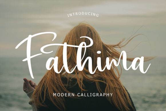 Fathima: A Romantic Script Font for Editorial Design