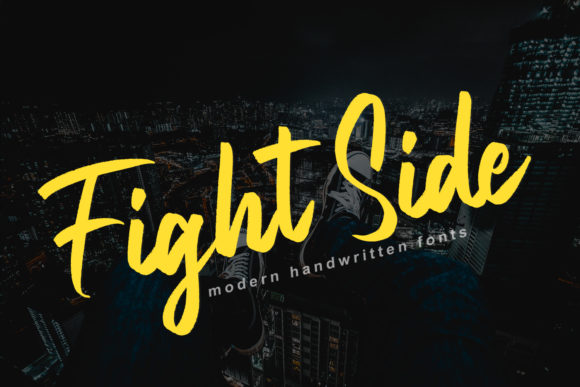 Fight Side: A Charming Script Amp Font for Modern Brand Design
