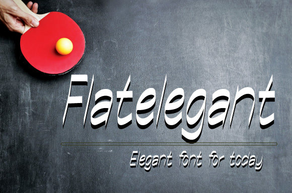 Flatelegant: A Modern Handwritten Font for Web Design