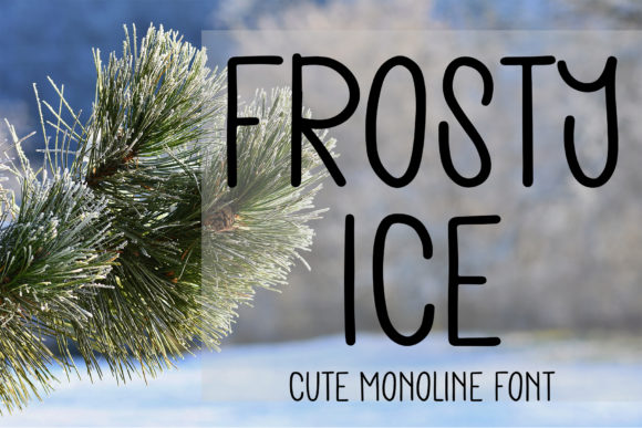 Frosty Ice: A Fresh Handwritten Font for Editorial Design