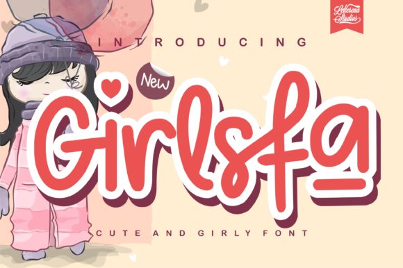 Girlsfa: A Trendy Handwritten Font for Crafters and Product Designers