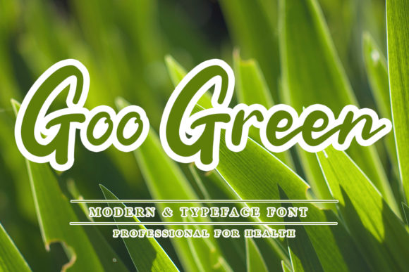 Goo Green: A Natural Handwritten Font for Web Designers