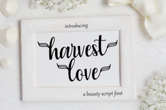Harvest Love: A Script Font for Campaigns