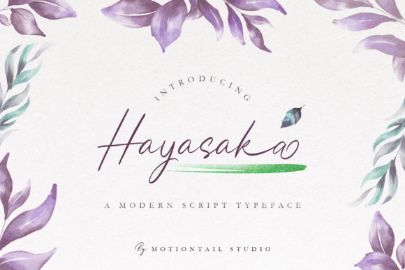 Hayasaka: The Signature Handwritten Font for Campaigns