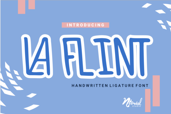 La Flint: A Playful Handwritten Font for Web Design