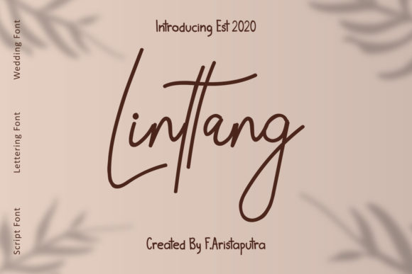 Linttang: A Premium Handwritten Font for Editorial Design
