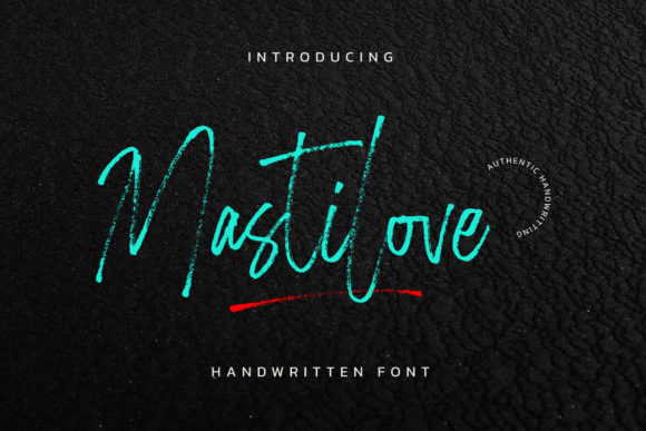 Mastilove: A Handwritten Font for Editorial Design