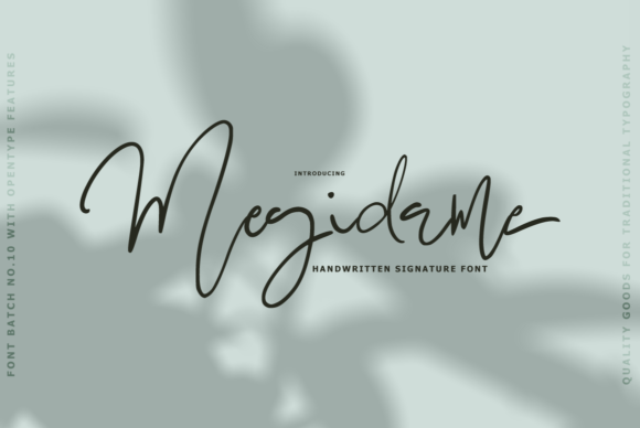 Megidame: The Perfect Handwritten Font for Crafters