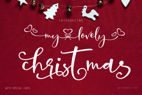 My Lovely Christmas: A Romantic Font for Holiday Branding