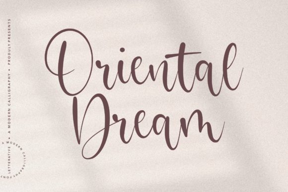 Oriental Dream: A Script Font for Elegant Editorial Design