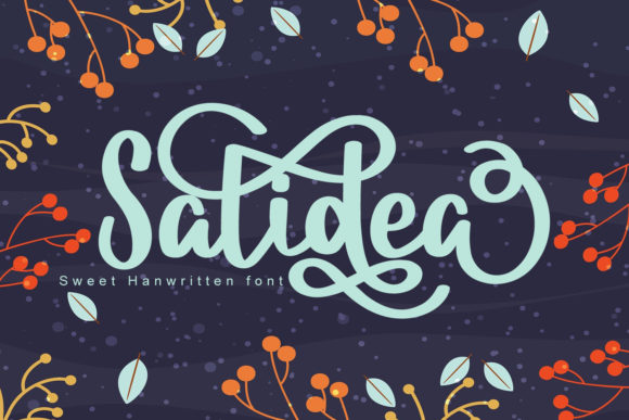 Salidea: A Romantic Script Font for Elegant Branding and Design