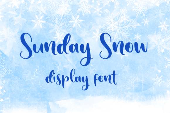 Sunday Snow: A Handwritten Font for Editorial Design