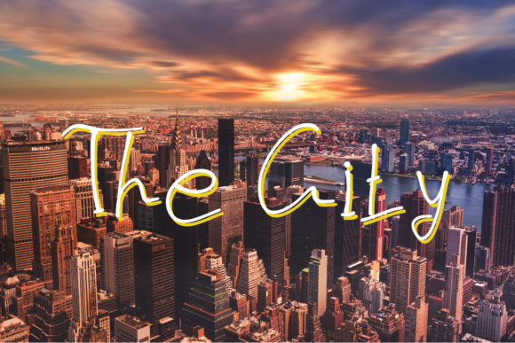 The City: A Handwritten Font for Editorial Design