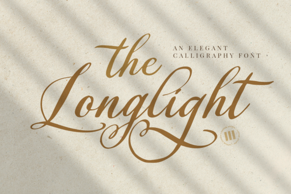 The Longlight: A Timeless Script Font for Modern Marketing Design