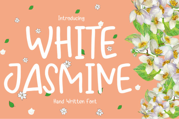 White Jasmine: A Sweet Script Font for Editorial Design and Digital Publishing