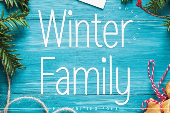 Winter Family: A Neat Handwritten Font for Crafters